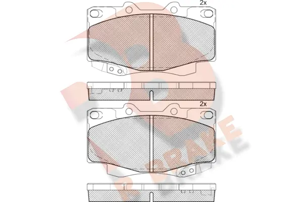 RB1781 R BRAKE Комплект тормозных колодок, дисковый тормоз (фото 1)