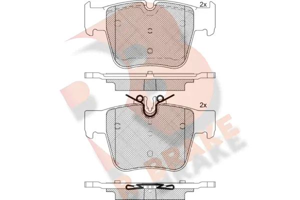 RB2271 R BRAKE Комплект тормозных колодок, дисковый тормоз (фото 1)