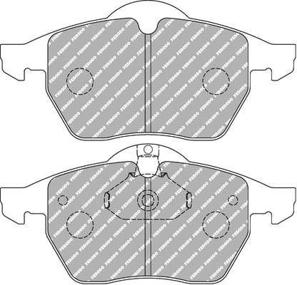 FCP1068H FERODO Комплект тормозных колодок, дисковый тормоз (фото 1)