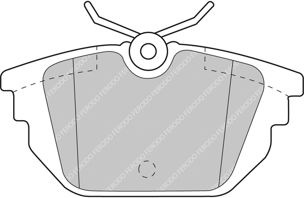 FCP1113H FERODO Комплект тормозных колодок, дисковый тормоз (фото 1)