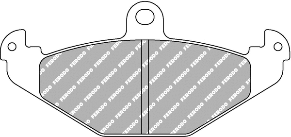 FCP1560H FERODO Комплект тормозных колодок, дисковый тормоз (фото 1)