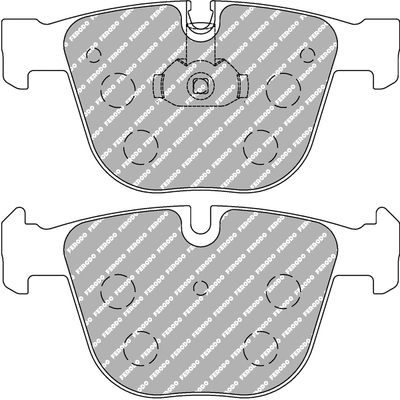 FCP1672W FERODO Комплект тормозных колодок, дисковый тормоз (фото 1)