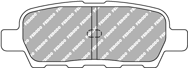 FCP1693H FERODO Комплект тормозных колодок, дисковый тормоз (фото 1)