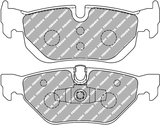 FCP1807H FERODO Комплект тормозных колодок, дисковый тормоз (фото 1)