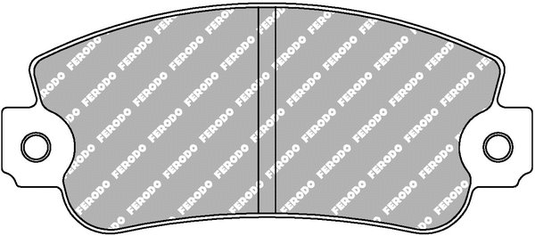 FCP351H FERODO Комплект тормозных колодок, дисковый тормоз (фото 1)