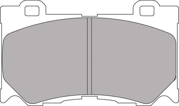 FCP4172H FERODO Комплект тормозных колодок, дисковый тормоз (фото 1)