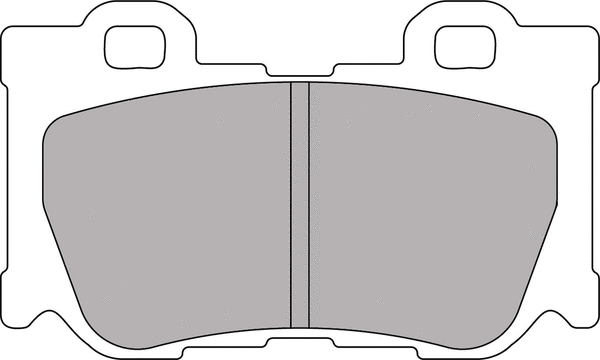 FCP4173H FERODO Комплект тормозных колодок, дисковый тормоз (фото 1)