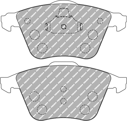 FCP4223H FERODO Комплект тормозных колодок, дисковый тормоз (фото 1)