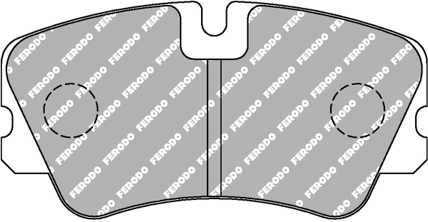 FCP546H FERODO Комплект тормозных колодок, дисковый тормоз (фото 1)