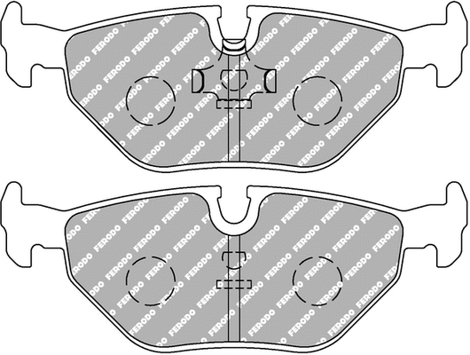 FCP578H FERODO Комплект тормозных колодок, дисковый тормоз (фото 1)