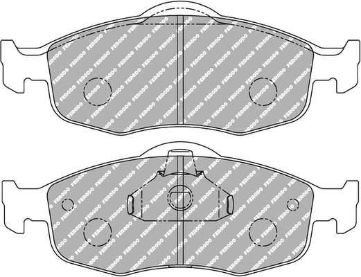 FCP766R FERODO Комплект тормозных колодок, дисковый тормоз (фото 1)