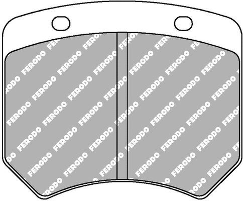 FCP825C FERODO Комплект тормозных колодок, дисковый тормоз (фото 1)