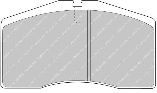 FCP891R FERODO Комплект тормозных колодок, дисковый тормоз (фото 1)