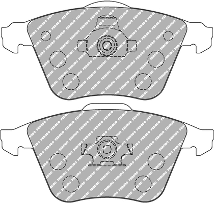 FDS1706 FERODO Комплект тормозных колодок, дисковый тормоз (фото 1)