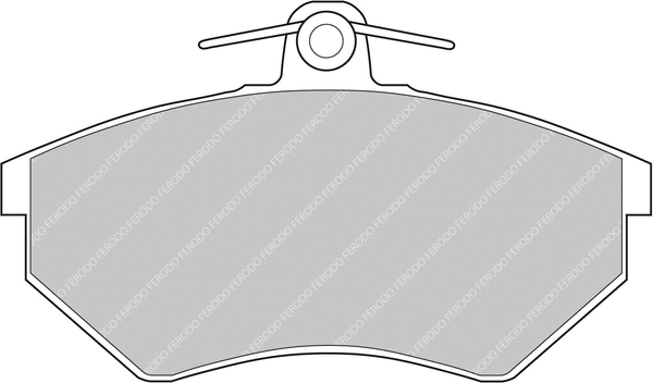 FDS775 FERODO Комплект тормозных колодок, дисковый тормоз (фото 1)