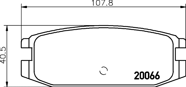 NP3033 NISSHINBO Комплект тормозных колодок, дисковый тормоз (фото 1)