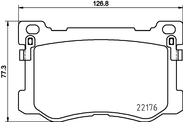 NP6082 NISSHINBO Комплект тормозных колодок, дисковый тормоз (фото 1)