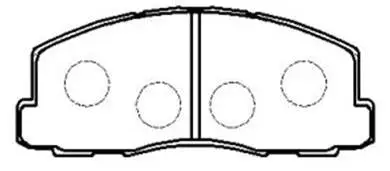 HP8295 HSB GOLD Комплект тормозных колодок, дисковый тормоз (фото 1)