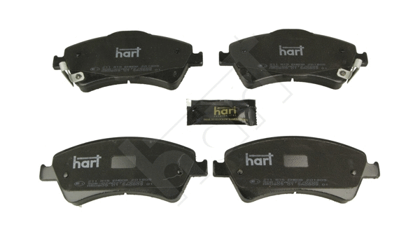 211 815 Hart Комплект тормозных колодок, дисковый тормоз (фото 2)