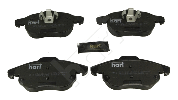 211 820 Hart Комплект тормозных колодок, дисковый тормоз (фото 2)