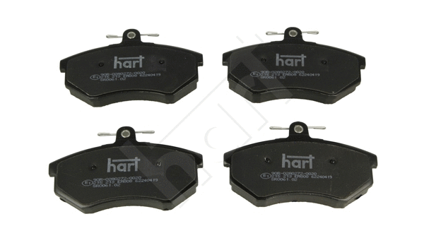 215 213 Hart Комплект тормозных колодок, дисковый тормоз (фото 1)