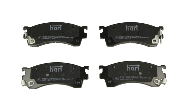 215 270 Hart Комплект тормозных колодок, дисковый тормоз (фото 1)