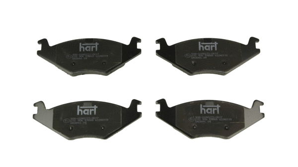 215 906 Hart Комплект тормозных колодок, дисковый тормоз (фото 1)