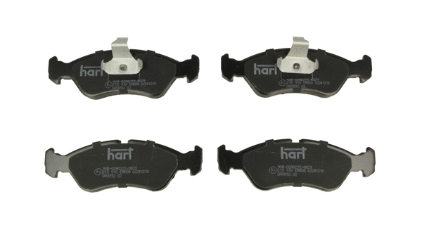 215 918 Hart Комплект тормозных колодок, дисковый тормоз (фото 1)