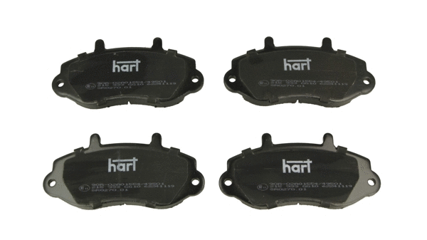 215 933 Hart Комплект тормозных колодок, дисковый тормоз (фото 1)