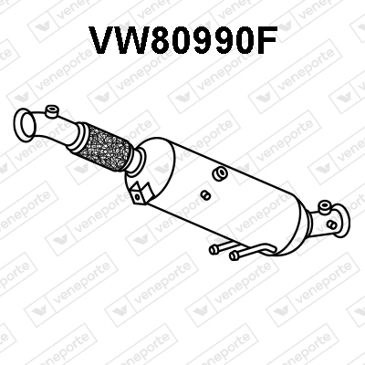 VW80990F VENEPORTE Сажевый / частичный фильтр, система выхлопа ОГ (фото 1)