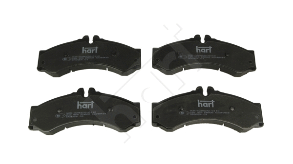 215 955 Hart Комплект тормозных колодок, дисковый тормоз (фото 1)