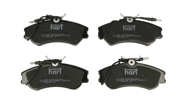 215 967 Hart Комплект тормозных колодок, дисковый тормоз (фото 1)