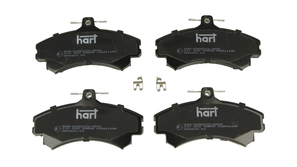 217 565 Hart Комплект тормозных колодок, дисковый тормоз (фото 1)