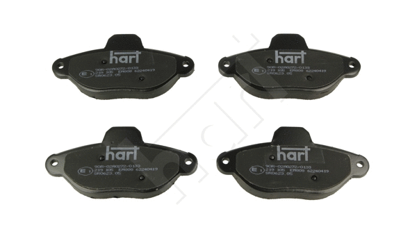 219 105 Hart Комплект тормозных колодок, дисковый тормоз (фото 1)