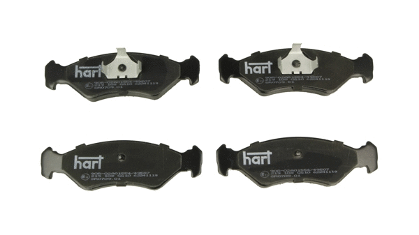 219 108 Hart Комплект тормозных колодок, дисковый тормоз (фото 1)