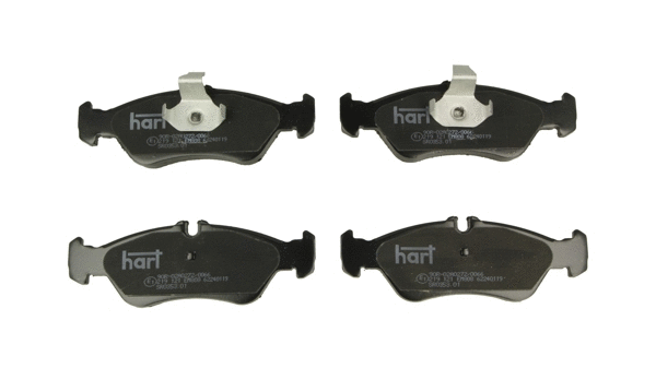 219 121 Hart Комплект тормозных колодок, дисковый тормоз (фото 1)