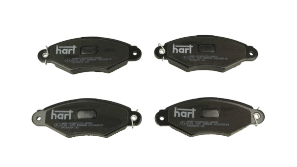 219 125 Hart Комплект тормозных колодок, дисковый тормоз (фото 1)