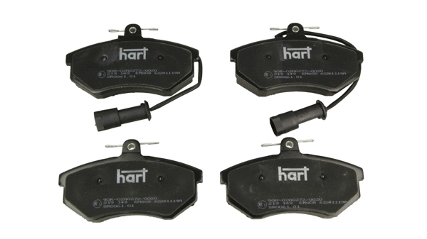 219 149 Hart Комплект тормозных колодок, дисковый тормоз (фото 1)