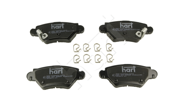 220 191 Hart Комплект тормозных колодок, дисковый тормоз (фото 1)