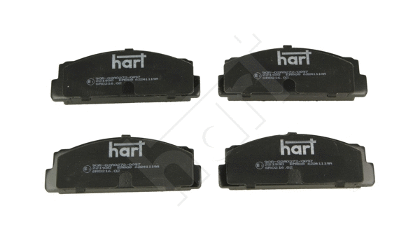 220 193 Hart Комплект тормозных колодок, дисковый тормоз (фото 1)