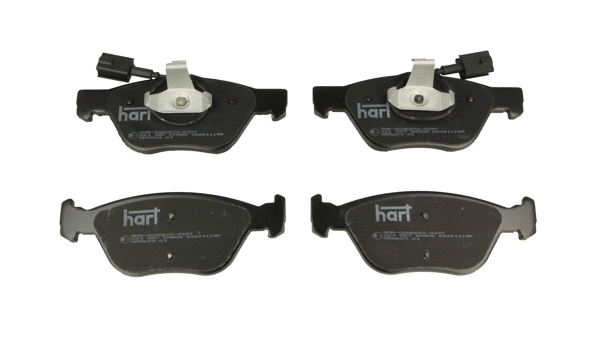 221 087 Hart Комплект тормозных колодок, дисковый тормоз (фото 1)