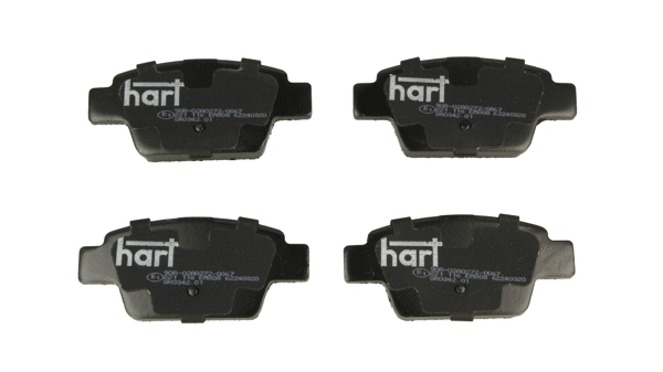 221 116 Hart Комплект тормозных колодок, дисковый тормоз (фото 1)