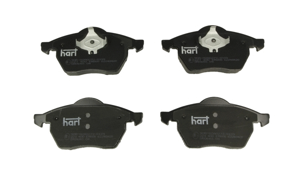 221 400 Hart Комплект тормозных колодок, дисковый тормоз (фото 1)