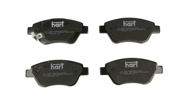 223 107 Hart Комплект тормозных колодок, дисковый тормоз (фото 1)