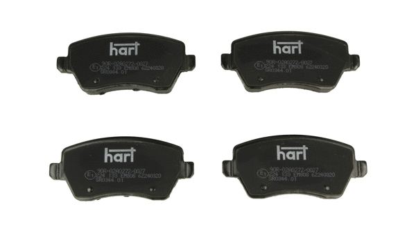 224 133 Hart Комплект тормозных колодок, дисковый тормоз (фото 1)