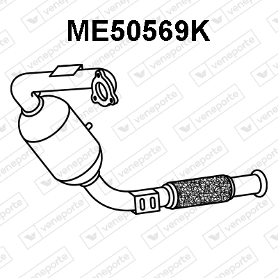 ME50569K VENEPORTE Катализатор (фото 1)
