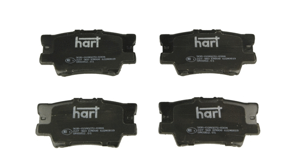 227 960 Hart Комплект тормозных колодок, дисковый тормоз (фото 1)