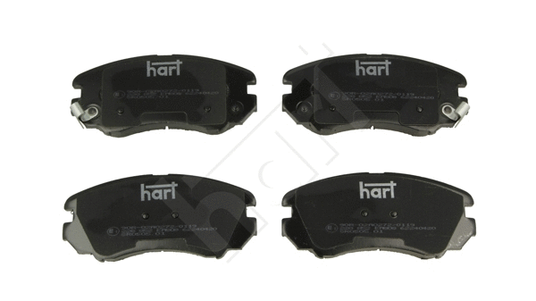 228 852 Hart Комплект тормозных колодок, дисковый тормоз (фото 1)