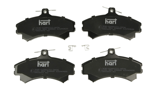 230 956 Hart Комплект тормозных колодок, дисковый тормоз (фото 1)