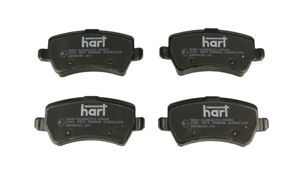 230 959 Hart Комплект тормозных колодок, дисковый тормоз (фото 1)